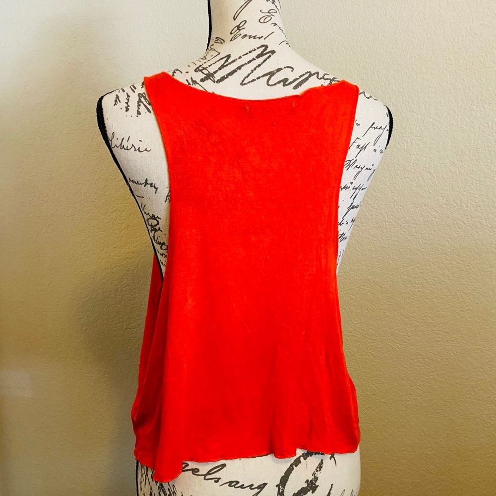MEOW Cropped Muscle Tank - Picture 3 of 5